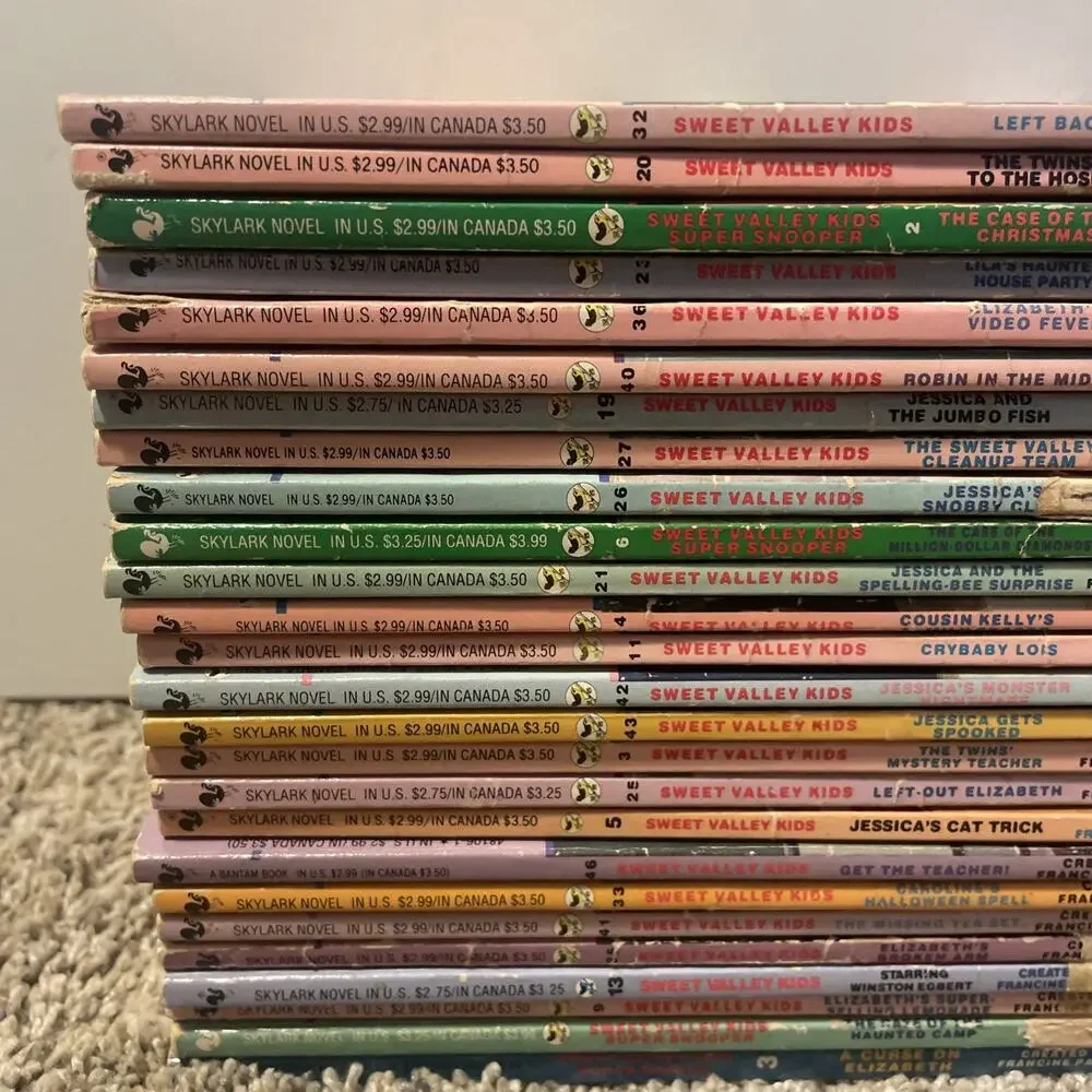 Vintage Sweet Valley Kids Lot of 26 Books Francine Pascal 90s YA Paperback Set